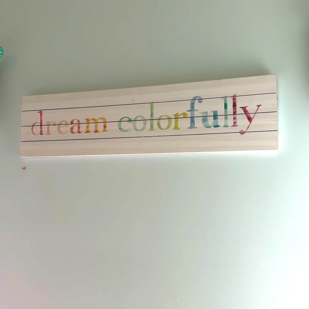 Dream Colorfully Wall Art